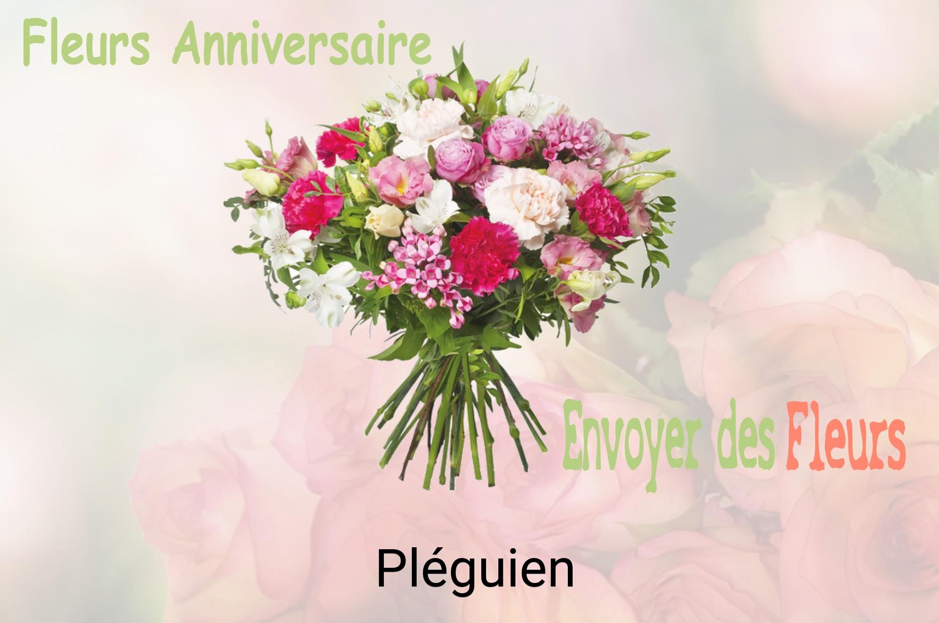 Bouquet de fleurs d’anniversaire livré à Pléguien