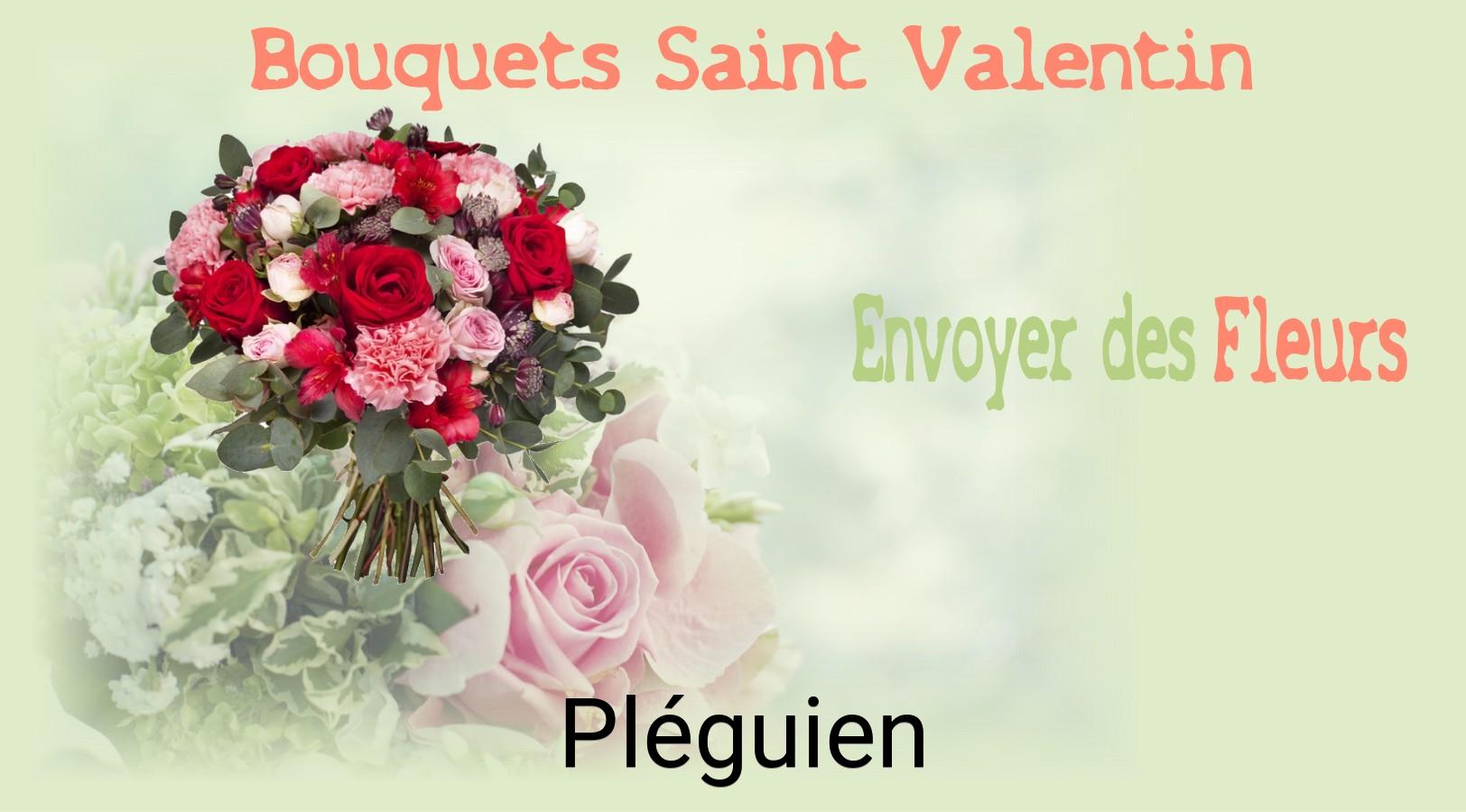 Roses de Saint-Valentin livrées à Pléguien