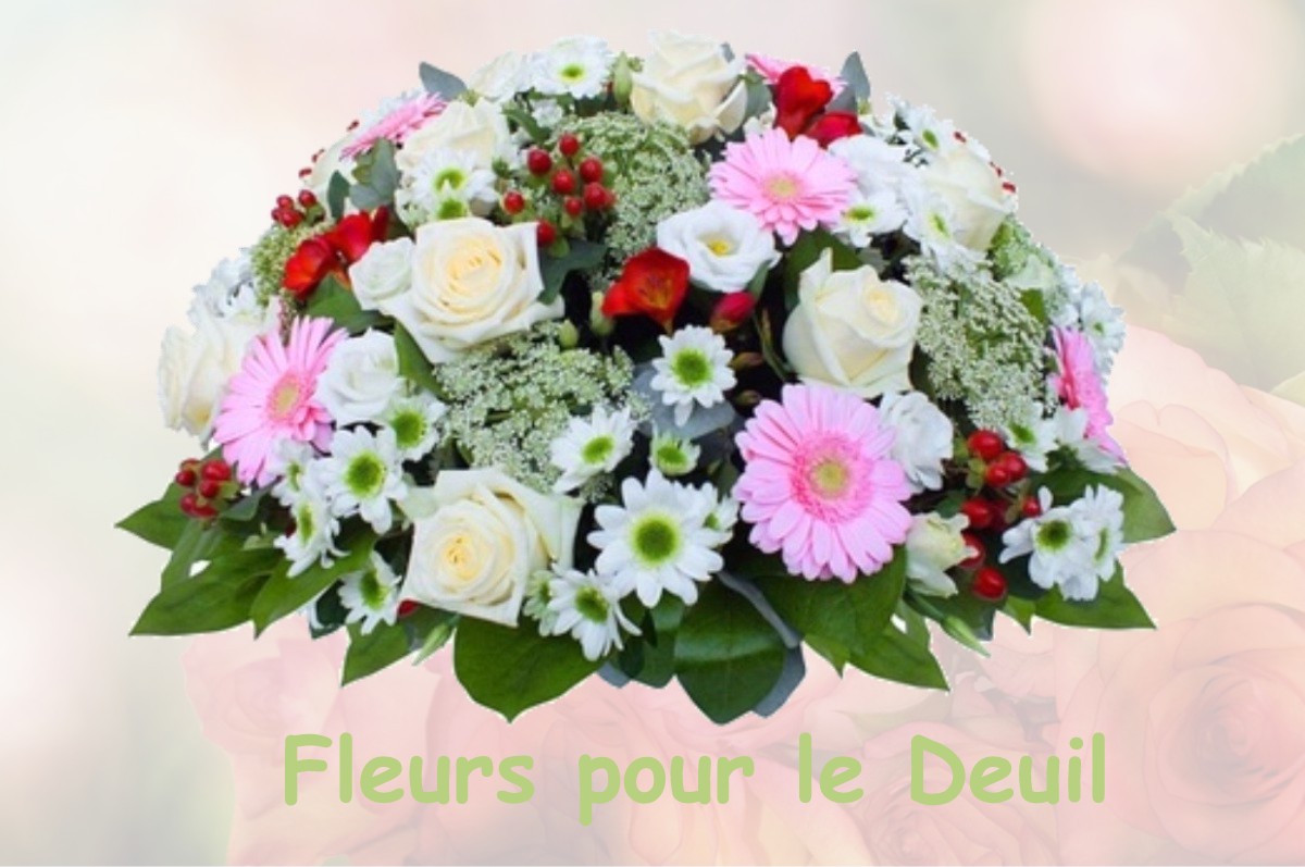 fleurs deuil PLEGUIEN